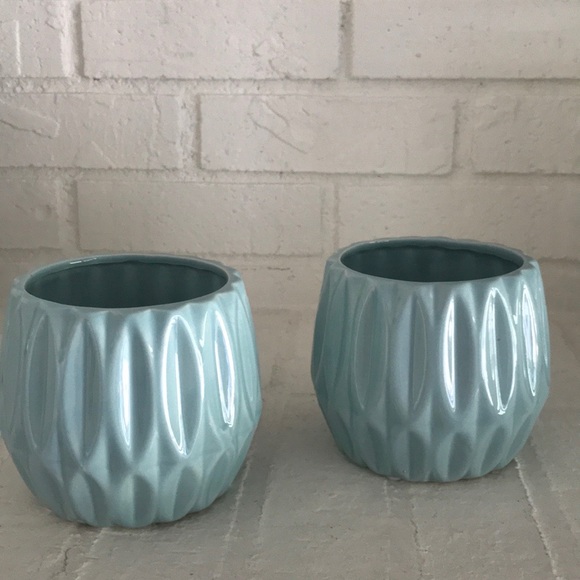 2 New Ceramic Planters NWOT - Picture 4 of 12